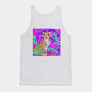 Garden leopard Tank Top